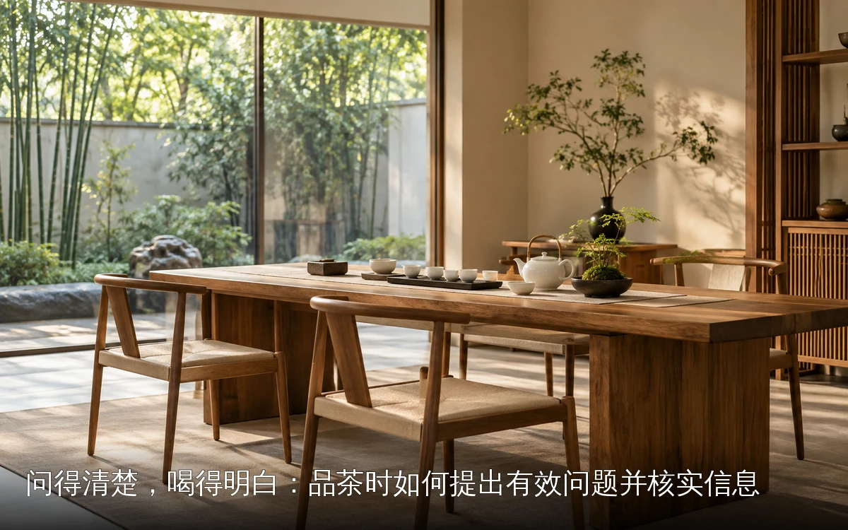 问得清楚，喝得明白：品茶时如何提出有效问题并核实信息