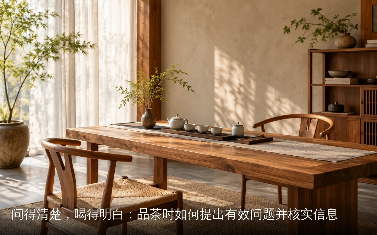 问得清楚，喝得明白：品茶时如何提出有效问题并核实信息