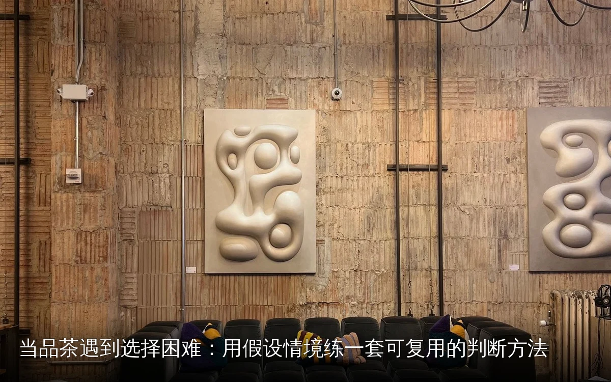 当品茶遇到选择困难：用假设情境练一套可复用的判断方法