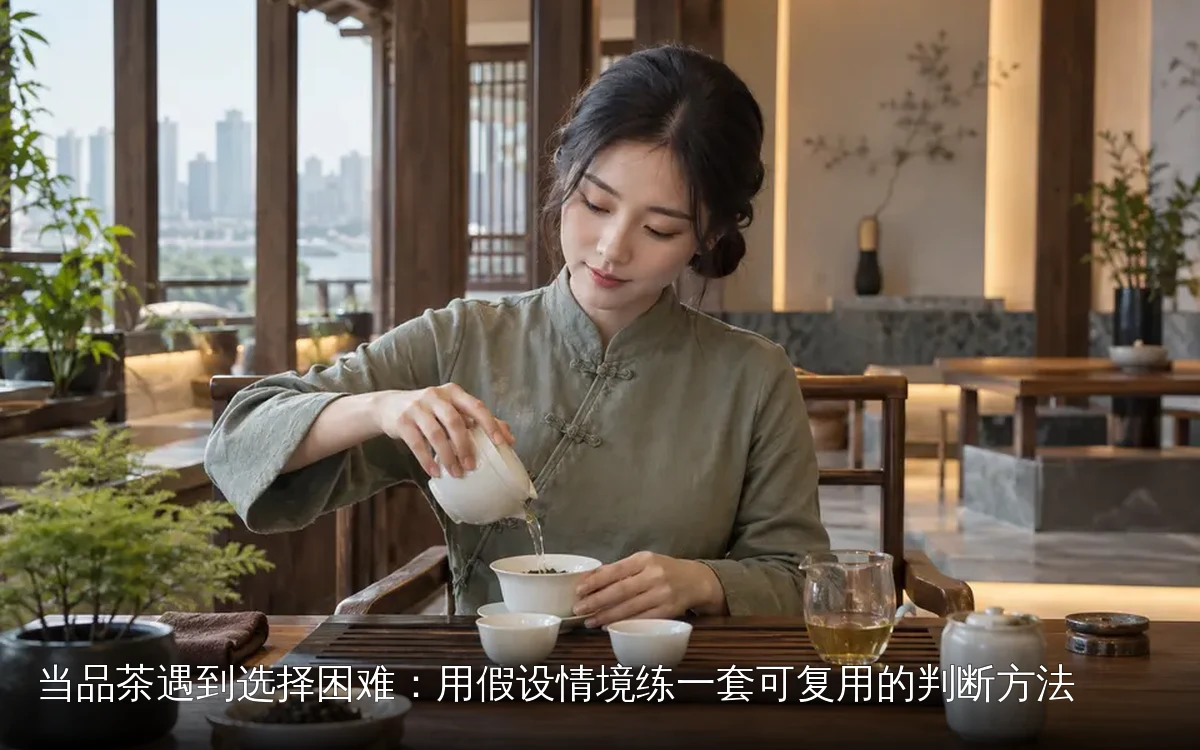 当品茶遇到选择困难：用假设情境练一套可复用的判断方法